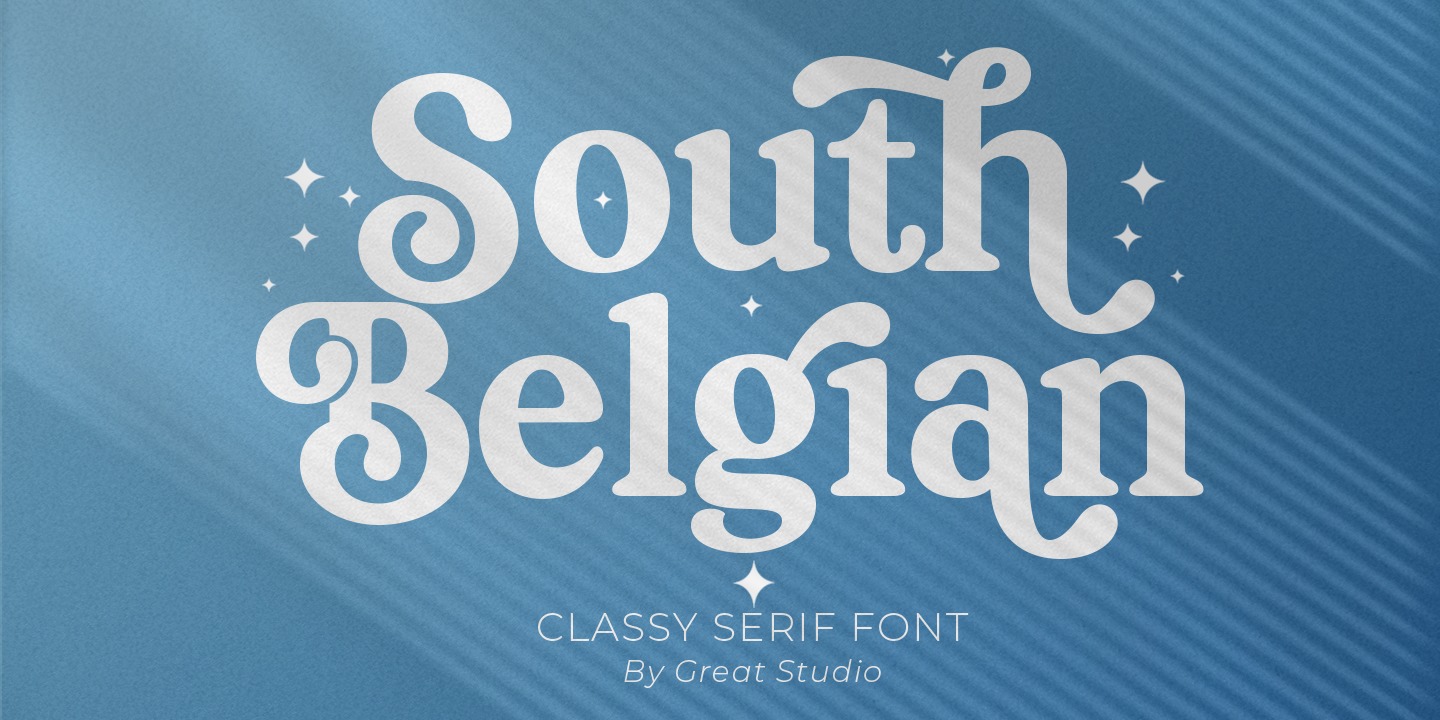 Example font South Belgian #1